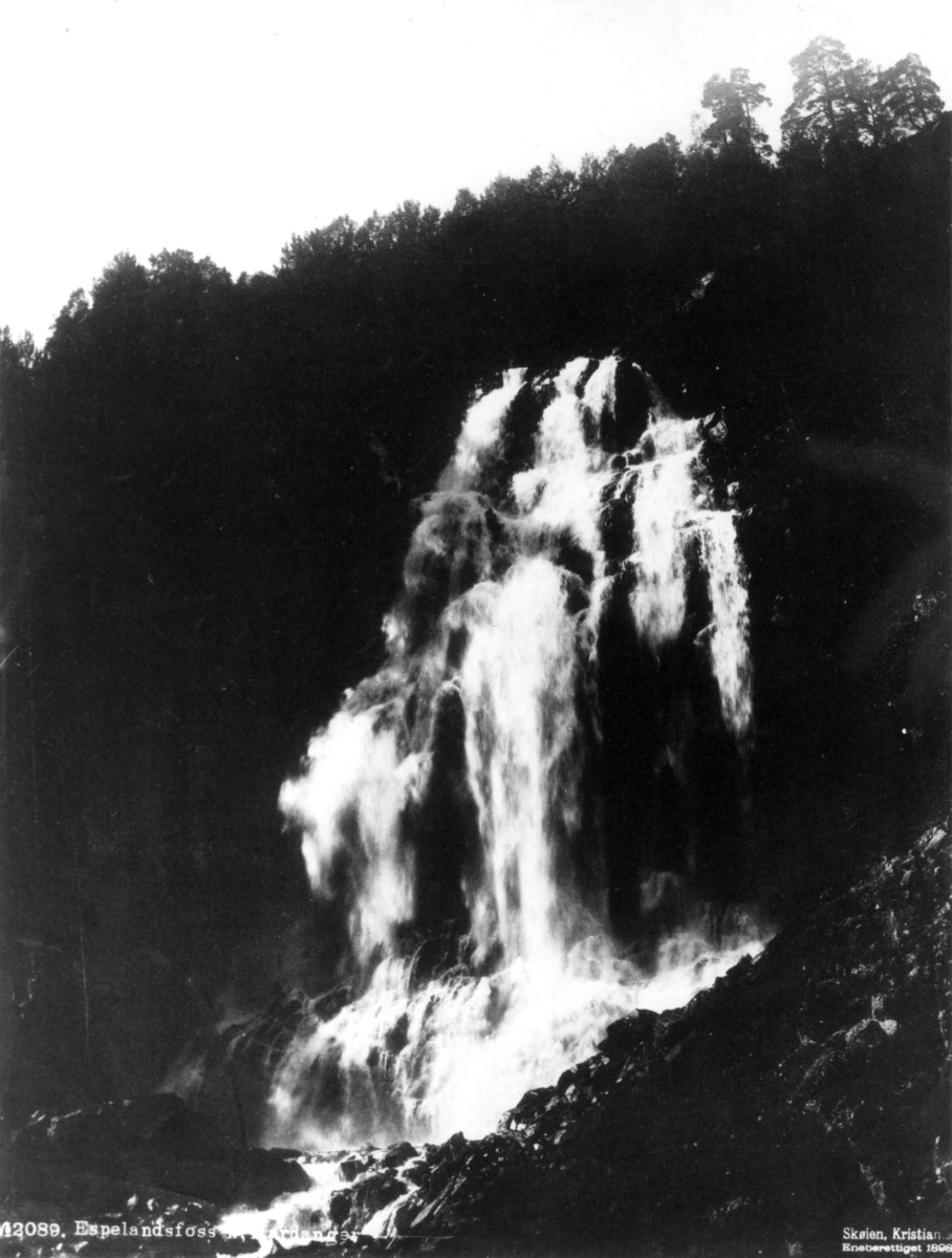 Espelandsfossen, Granvin, Hordaland.