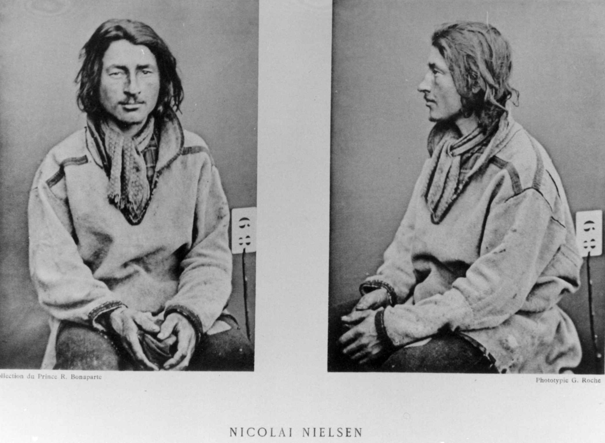 Roland Bonaparte sin samling. 
Portrett av Nicolsi Nielsen. Inngår i Bonapartes sameportretter som nr. 89.
Bonaparte