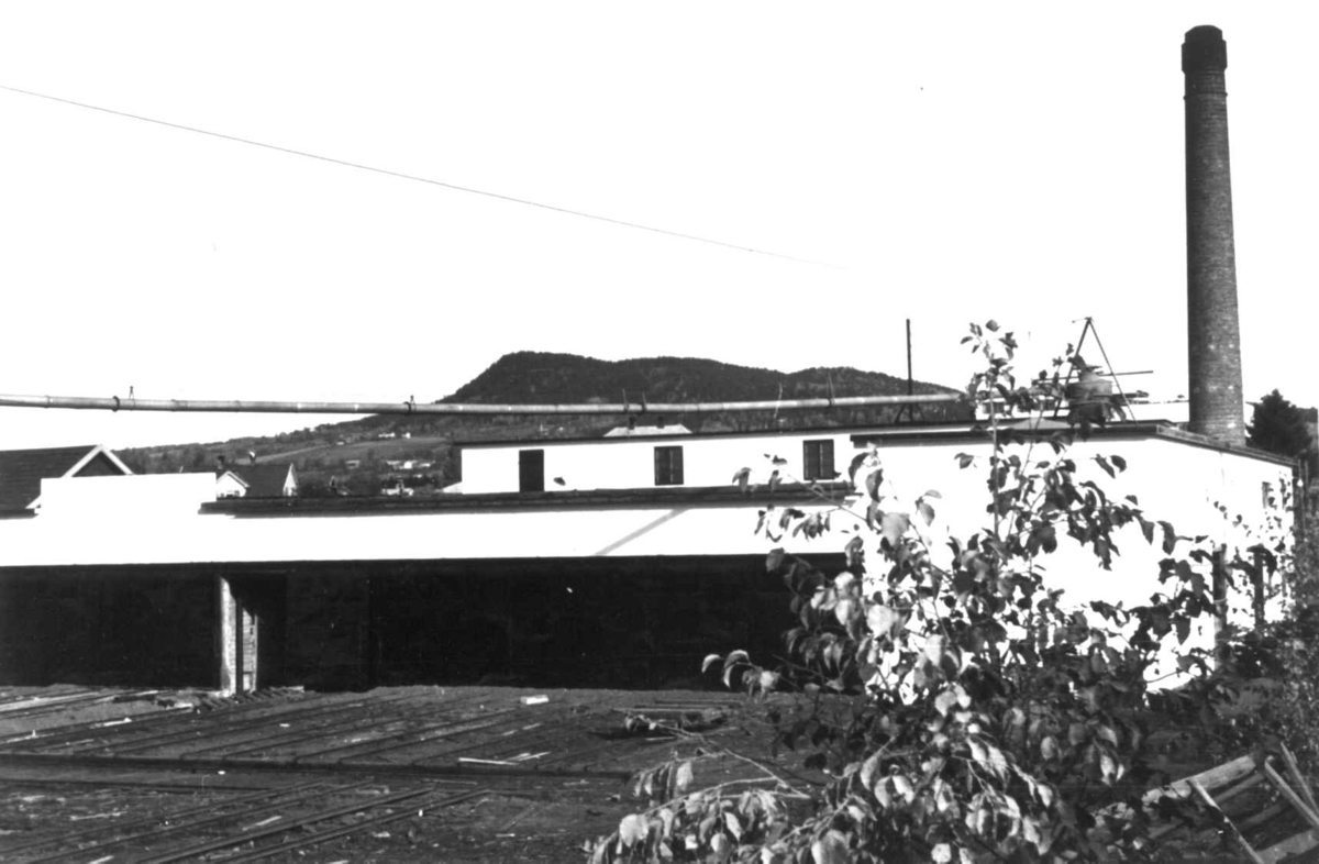 Berger Langmoens fabrikk, sagbruk, Brumunddal, Ringsaker, Hedmark, 1941. 