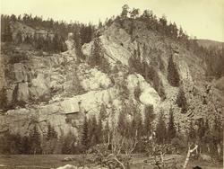 Landskap, Tinnoset, Notodden, Telemark. 
Fra serie norske la