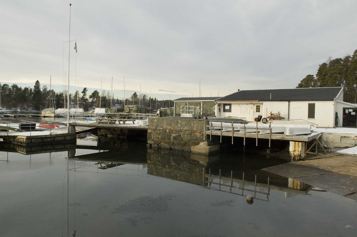 Bygdøy Sjøbad, restaurering/tilbakeføring av området, vinter 2008.