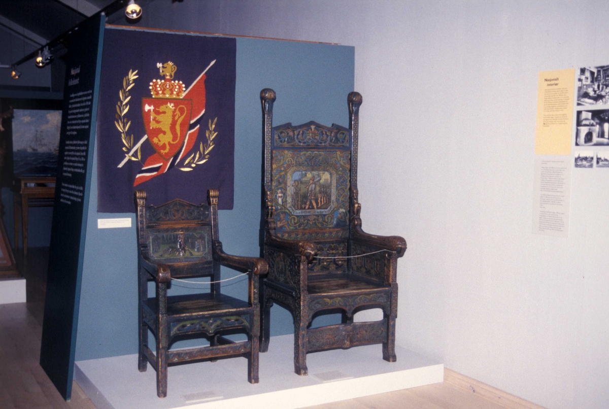 Fra utstillingen "Jakten på det norske" på Norsk Folkemuseum 1997.

