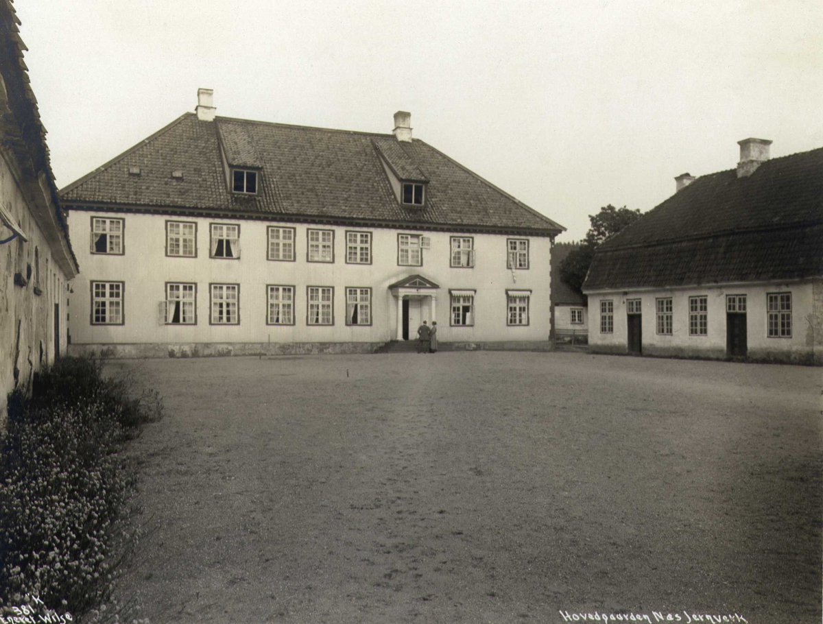 Hovedbygning, Nes Jernverk, Tvedestrand, Aust-Agder. 