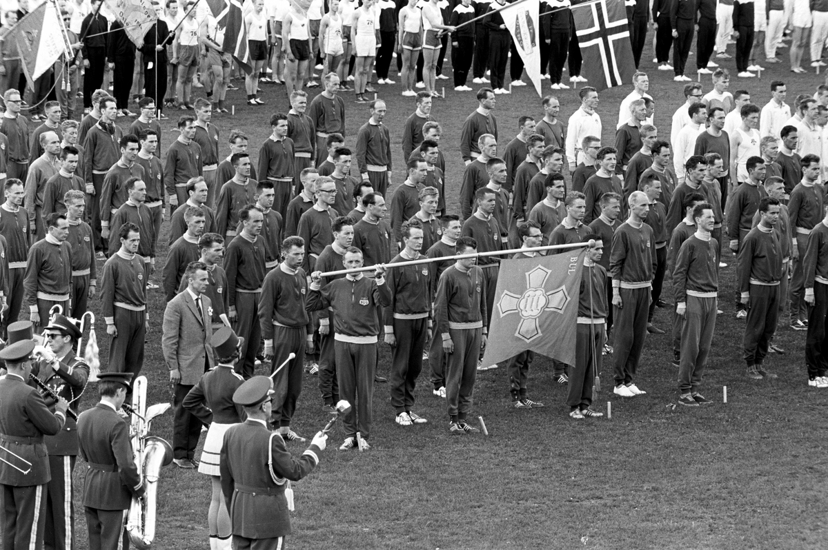 Serie.Sport.Holmenkollstafetten.
Fotografert 1961.
