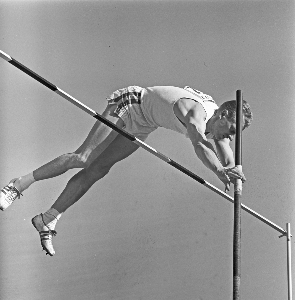 Serie. Sport. NM i friidrett på Gjøvik.
Fotografert 1964.
