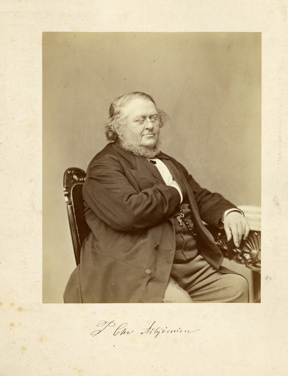 Portrett av Peter Christen Asbjørnsen.