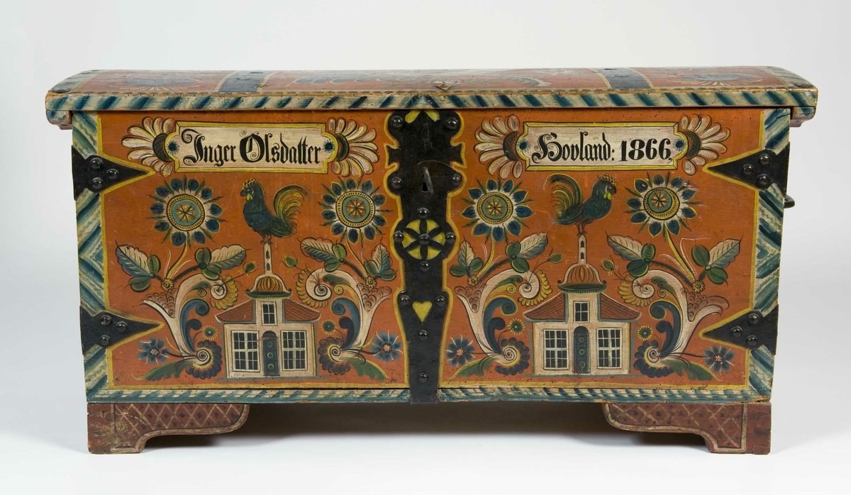 Kiste malt av Annanias Tveit.