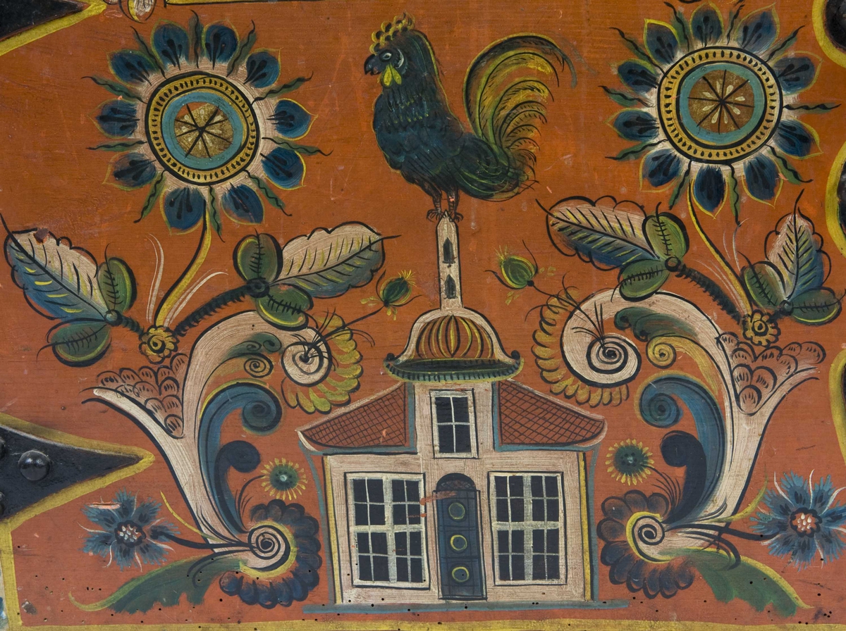 Kiste malt av Annanias Tveit.