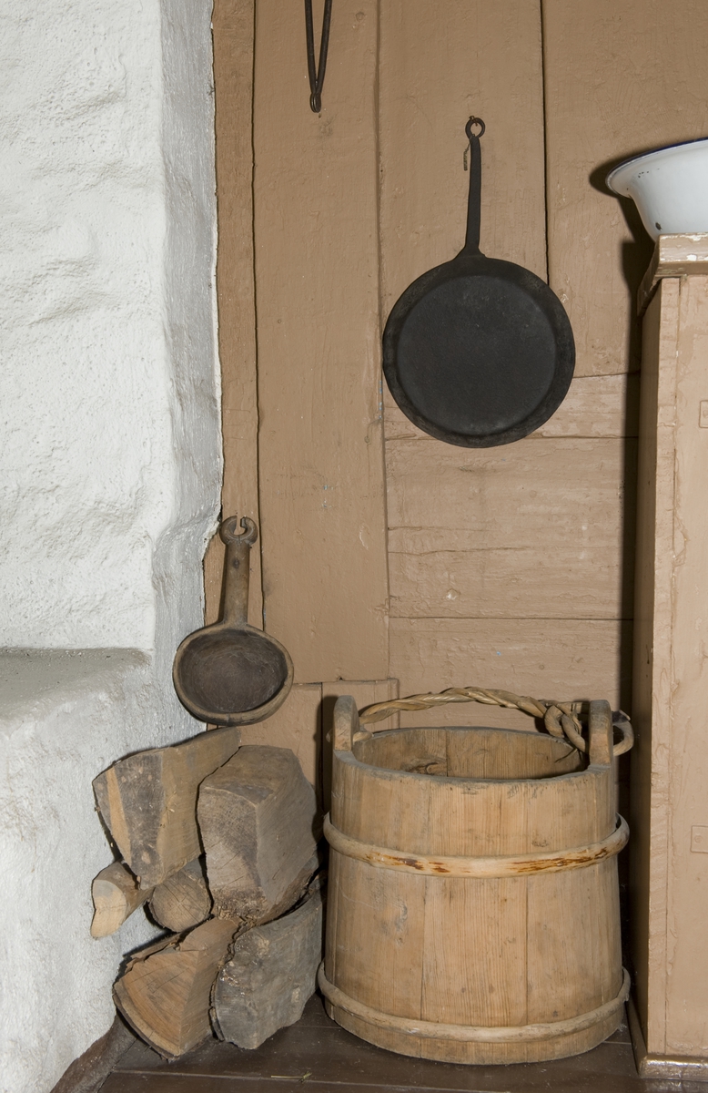 Norsk Folkemuseum, september 2010. Interiør i forstadshus fra Flisberget 2, Enerhaugen, Oslo.