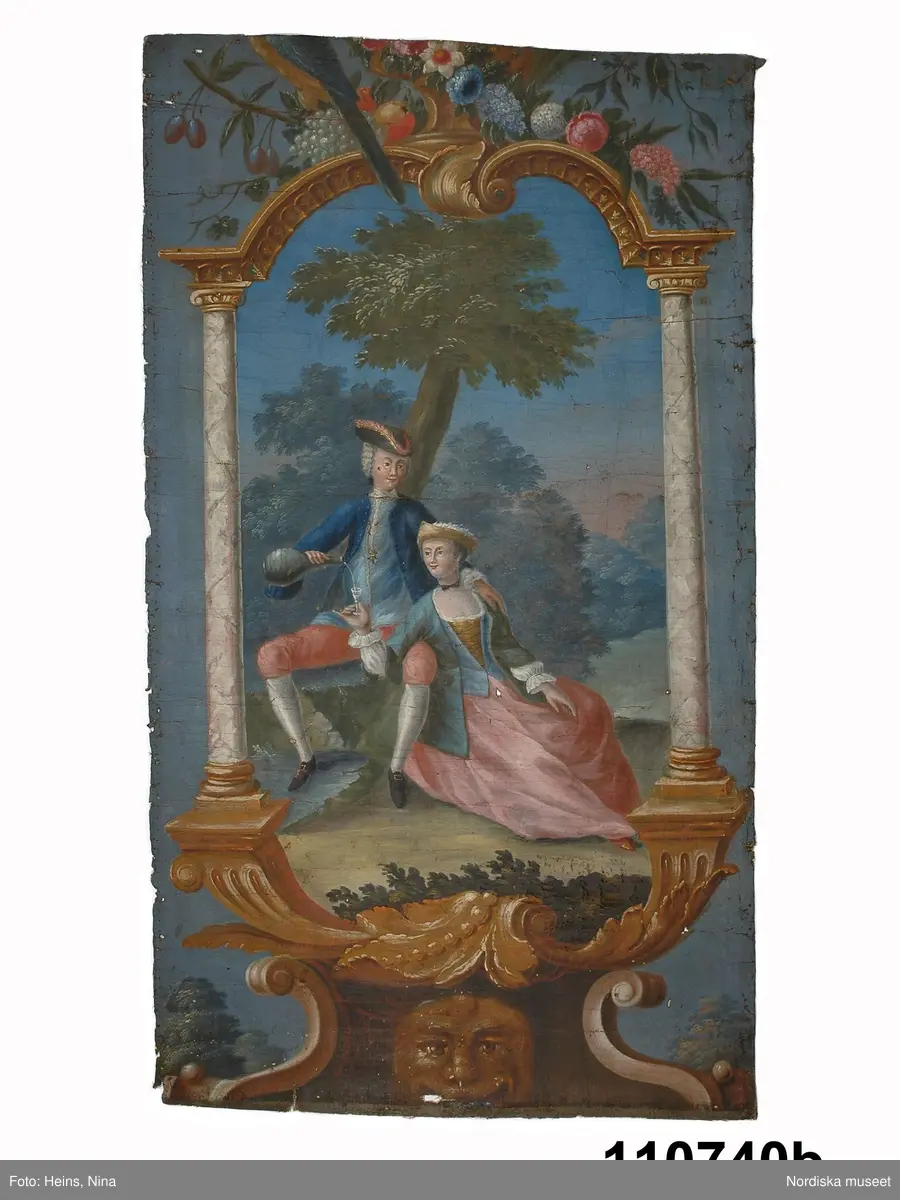 Människa, man, kvinna.
Djur, fågel, papegoja.
Växt, blomma, narciss, pion, tulpan, syren, blomsterkorg.
Frukt, vindruva, plommon, äpple.
Kärl, krus, glas, spetsglas.