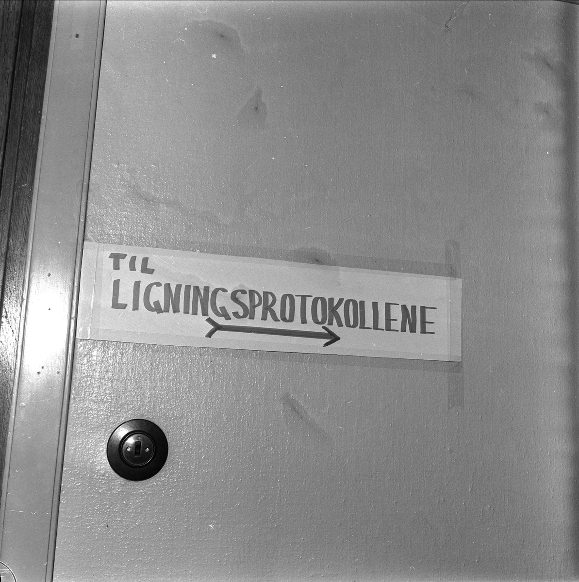 Ligningsprotokollene legges ut til offentlig gjennomsyn,  Oslo, 1958.