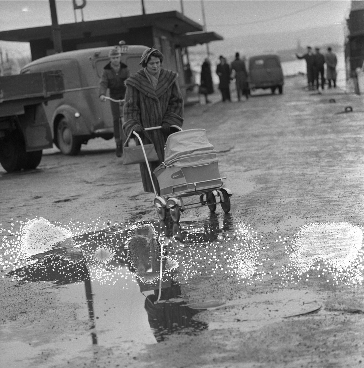 Vårtegn  i byen,  Oslo,  februar, 1959.