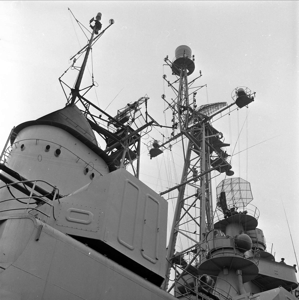 Fransk flåtebesøk på havnen, Oslo, 17.03.1959.