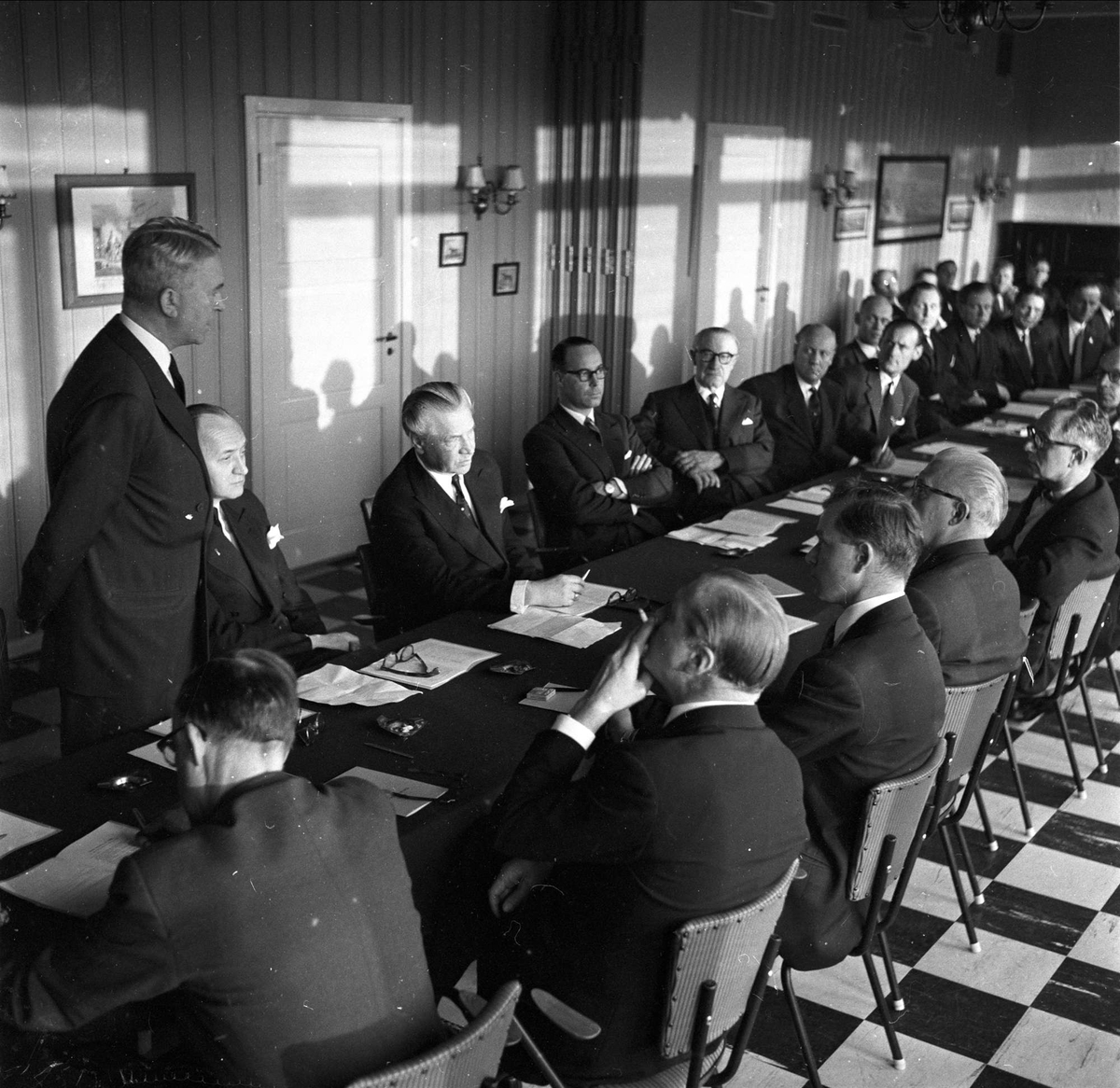 Generalforsamling på Øvrevoll. Bærum april 1959.