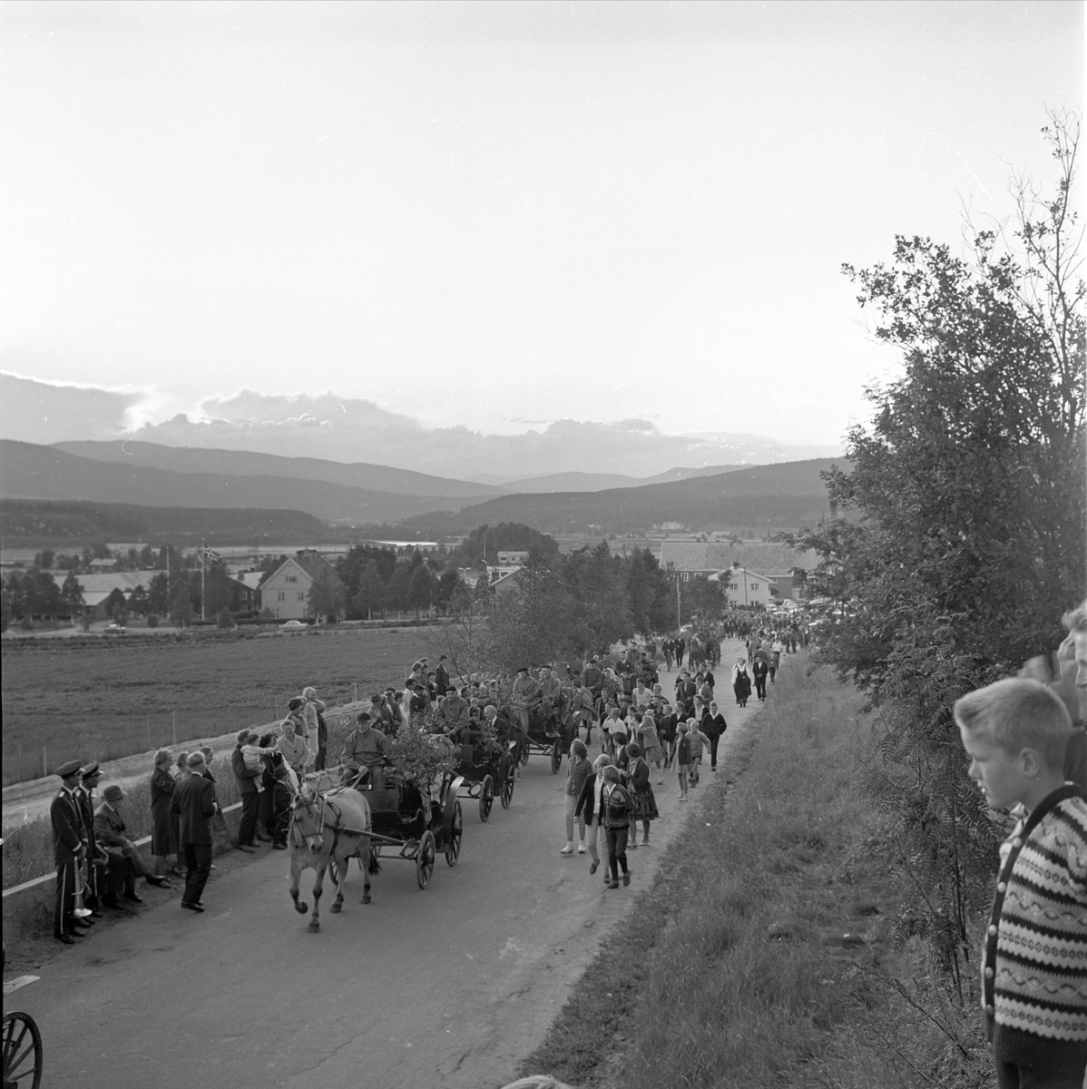 Alvdal, "Freske fraspark", diverse underholdningsbidrag, folkefest, Alvdal, august 1963