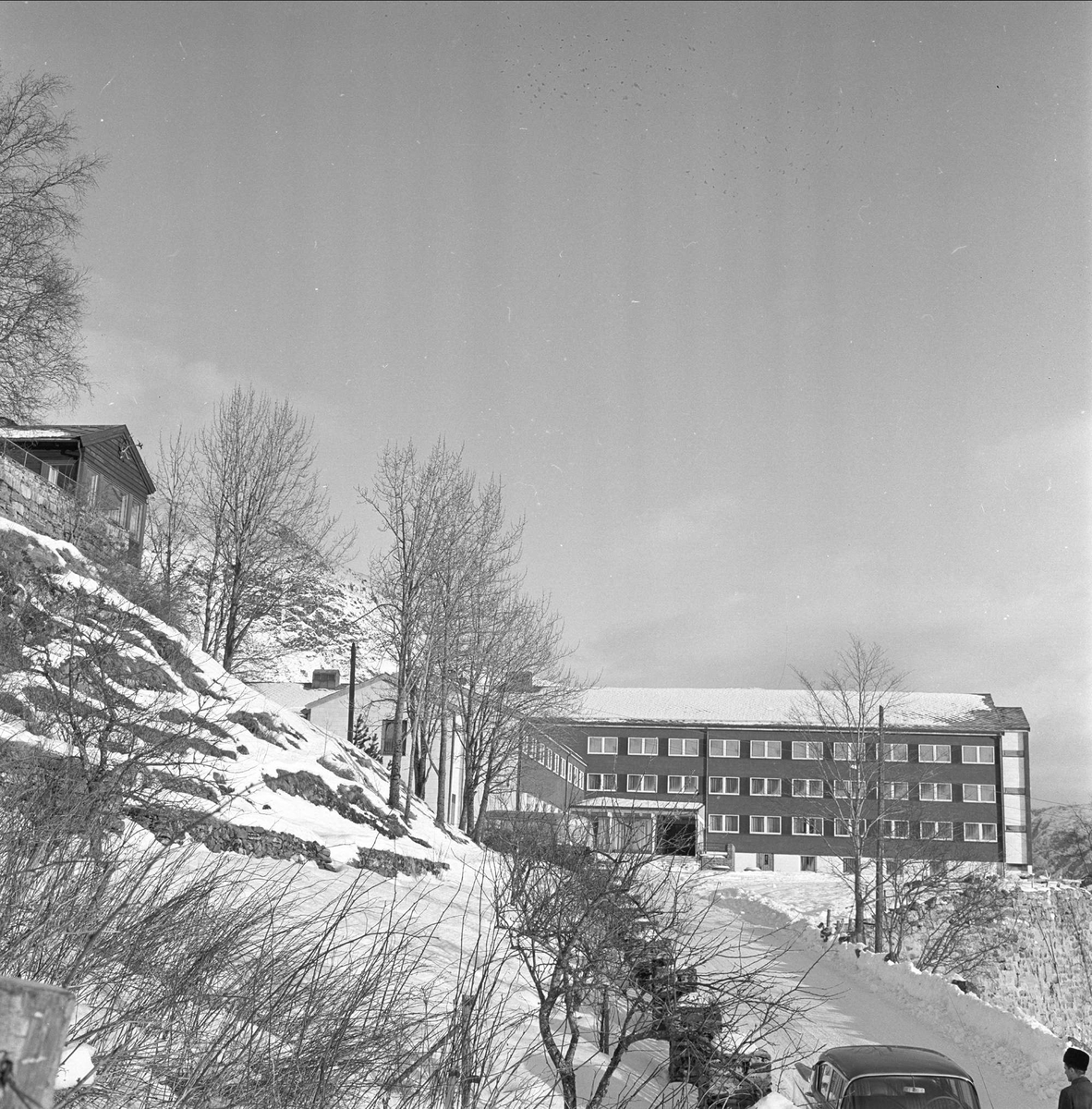 Stalheim Turisthotell, Voss, Hordaland, 23.01.1961.