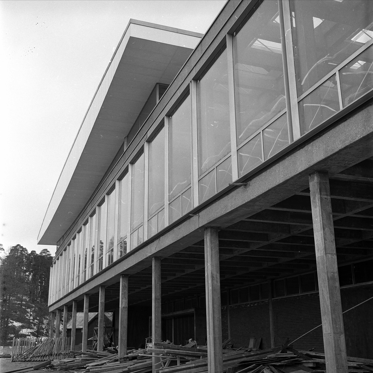 Sjølyst, Oslo, 02.03.1962. Norges Varemesse. Bygning.