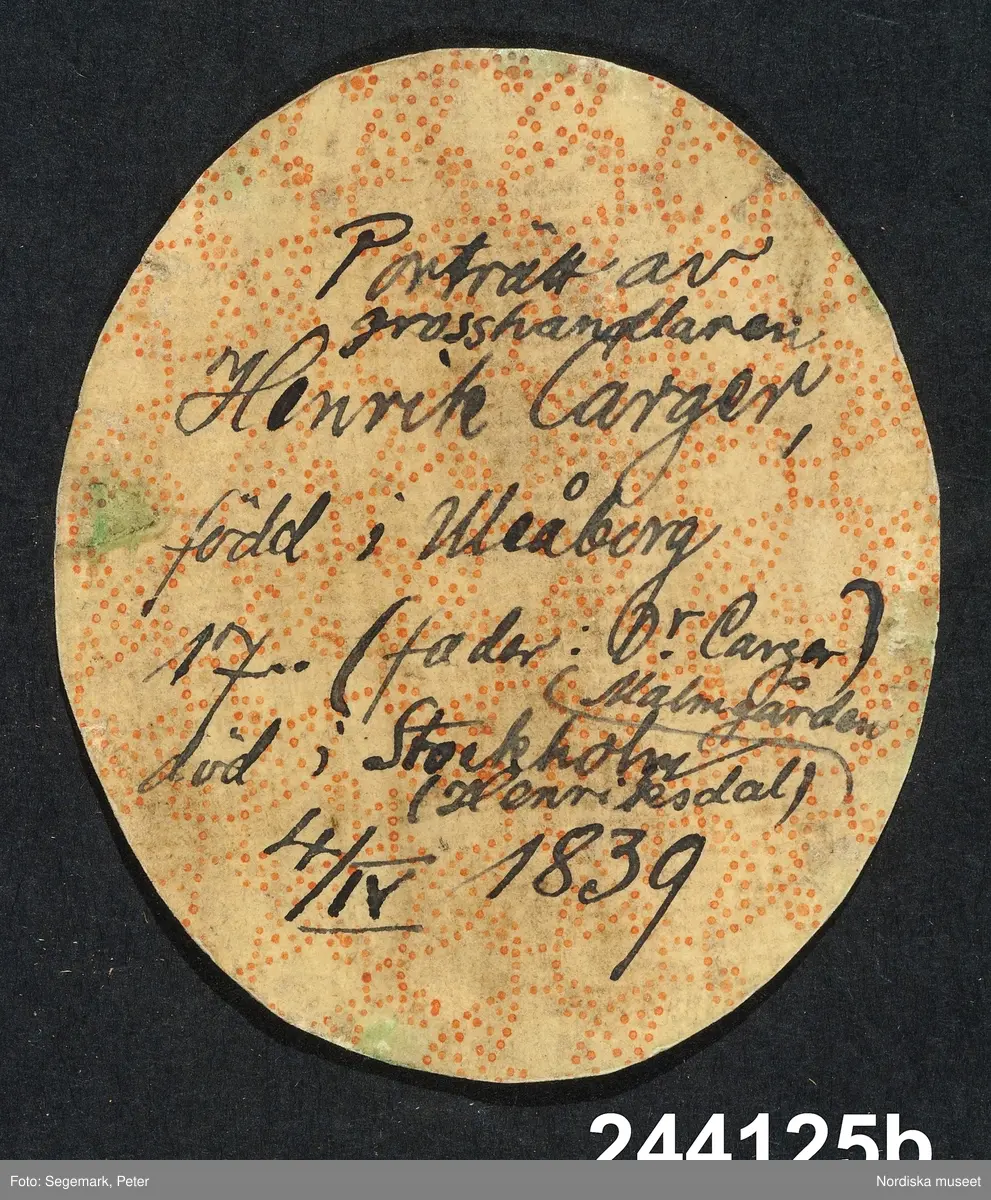 Medaljongporträtt