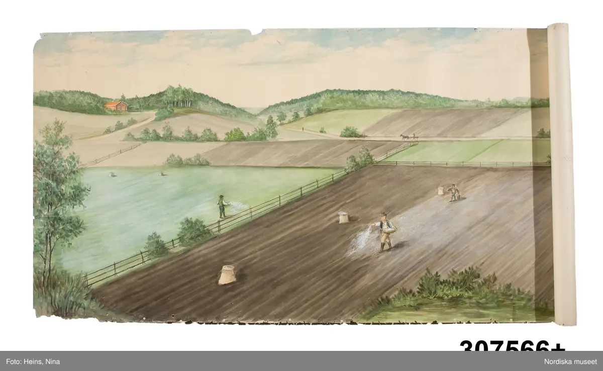 Människa, män, kvinnor
Djur, hästar
Sådd
Skörd