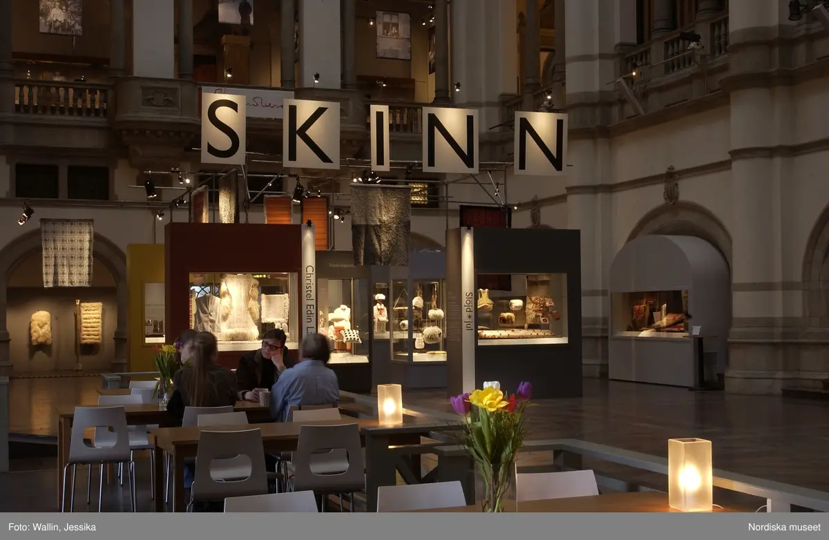 Utställningsdokumentation Slöjdjul skinn 2003.