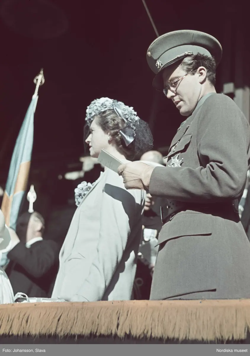 Prinsessan Sibylla och Carl Johan Bernadotte.