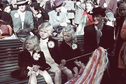 Barnens dag. Prinsessorna Margaretha, Desiree och Birgitta s