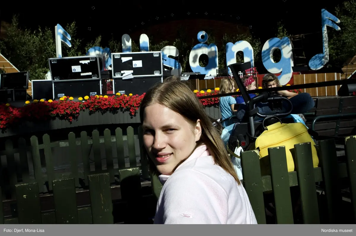 Allsång på Skansen 15 juli 2008. Publik.