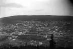 Vy över Sundsvall från Norra Stadsberget.