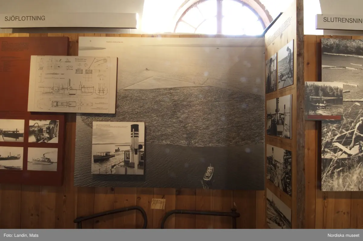 Dalälvarnas flottningsmuseum i Gysinge. Museiutställning.