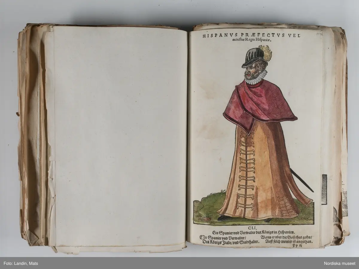 Bilder av och ur boken Trachtenbuch av Hans Weigel, tryckt 1577 i Nürnberg. Original i Nordiska museets bibliotek.

Habitvs Præcipvorvm Popvlorvm, Tam Virorvm Qvam fœminarum Singulari arte depicti.
Dräkt, dräktskick bilder från Europa, Afrika, Orienten och nya Amerika.