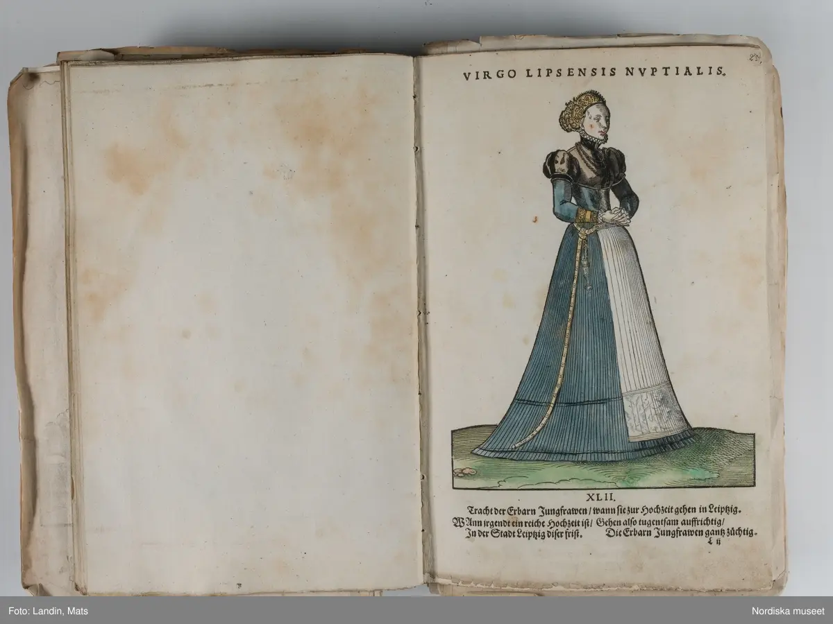 Bilder av och ur boken Trachtenbuch av Hans Weigel, tryckt 1577 i Nürnberg. Original i Nordiska museets bibliotek.

Habitvs Præcipvorvm Popvlorvm, Tam Virorvm Qvam fœminarum Singulari arte depicti.
Dräkt, dräktskick bilder från Europa, Afrika, Orienten och nya Amerika.