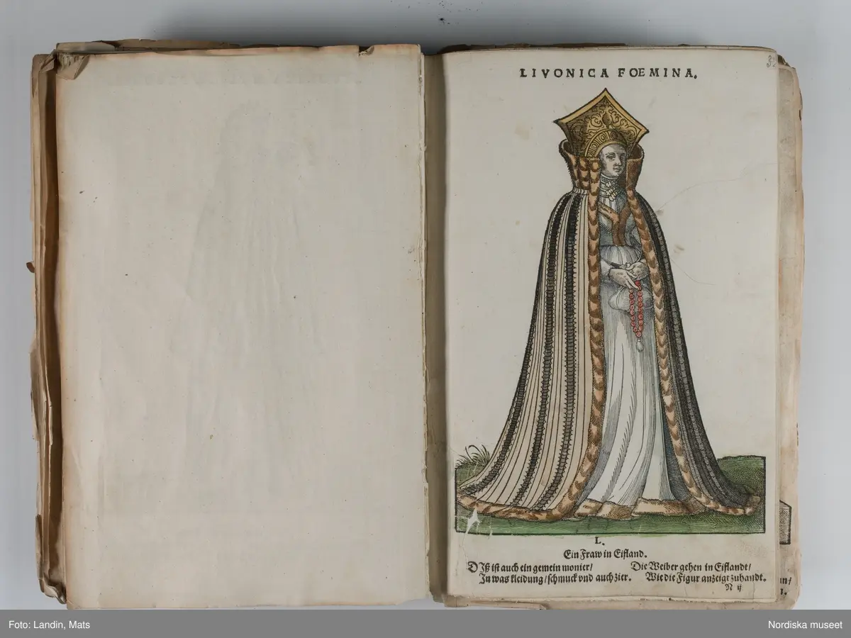 Bilder av och ur boken Trachtenbuch av Hans Weigel, tryckt 1577 i Nürnberg. Original i Nordiska museets bibliotek.

Habitvs Præcipvorvm Popvlorvm, Tam Virorvm Qvam fœminarum Singulari arte depicti.
Dräkt, dräktskick bilder från Europa, Afrika, Orienten och nya Amerika.