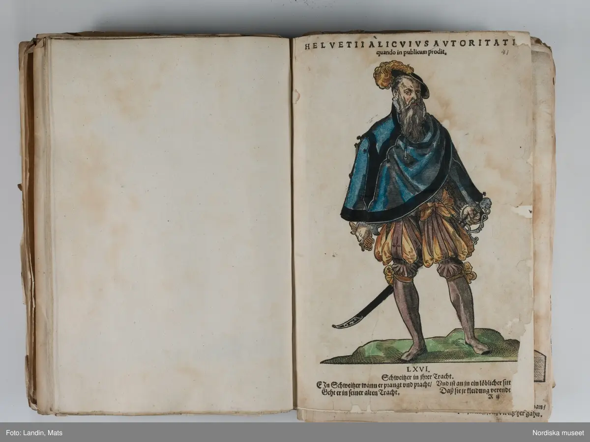Bilder av och ur boken Trachtenbuch av Hans Weigel, tryckt 1577 i Nürnberg. Original i Nordiska museets bibliotek.

Habitvs Præcipvorvm Popvlorvm, Tam Virorvm Qvam fœminarum Singulari arte depicti.
Dräkt, dräktskick bilder från Europa, Afrika, Orienten och nya Amerika.