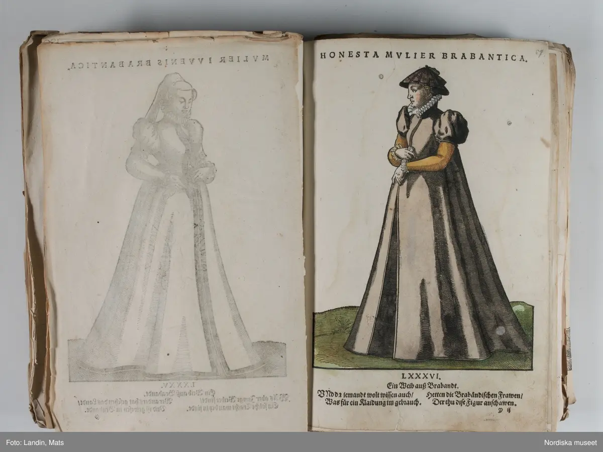 Bilder av och ur boken Trachtenbuch av Hans Weigel, tryckt 1577 i Nürnberg. Original i Nordiska museets bibliotek.

Habitvs Præcipvorvm Popvlorvm, Tam Virorvm Qvam fœminarum Singulari arte depicti.
Dräkt, dräktskick bilder från Europa, Afrika, Orienten och nya Amerika.