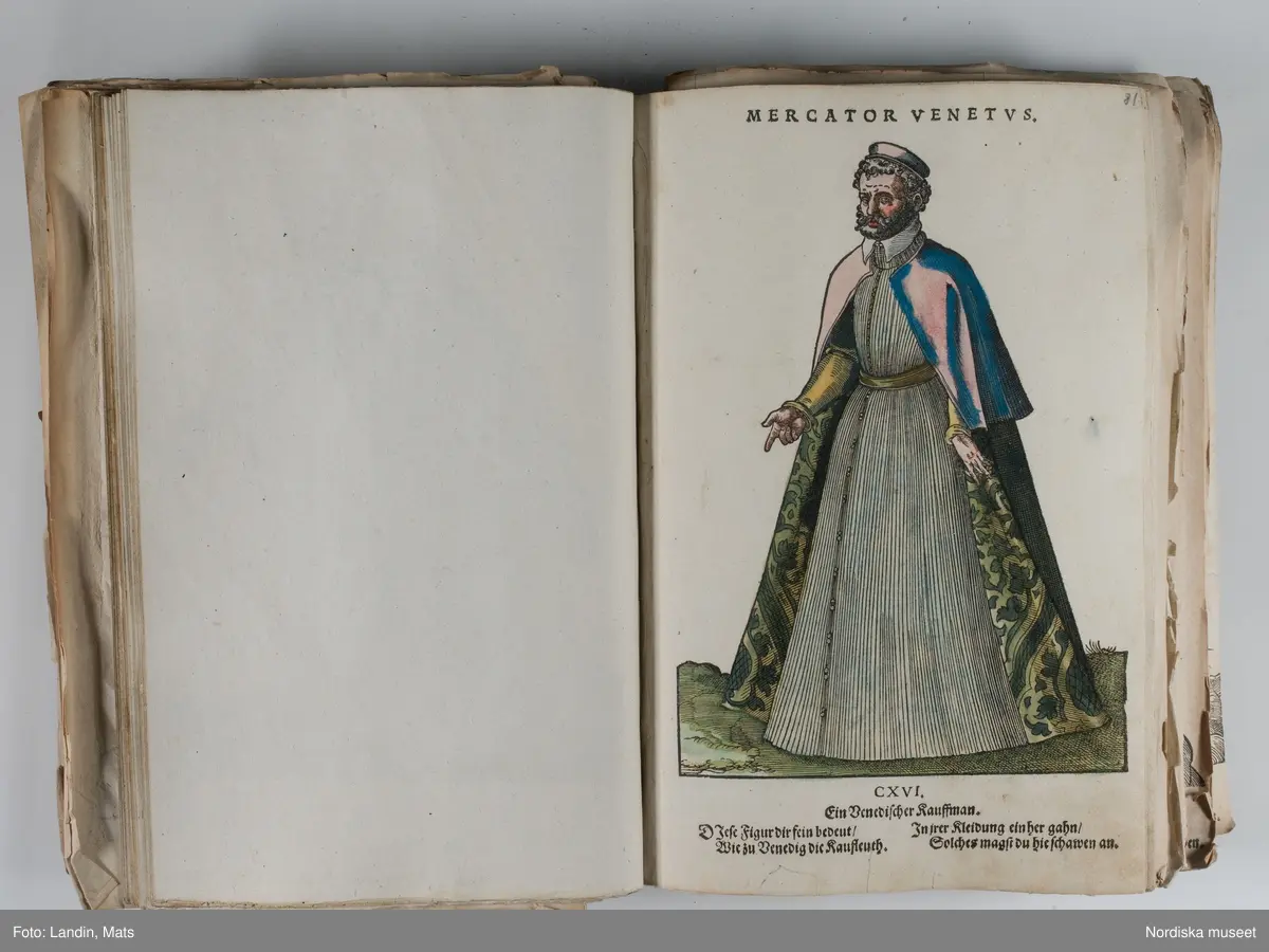 Bilder av och ur boken Trachtenbuch av Hans Weigel, tryckt 1577 i Nürnberg. Original i Nordiska museets bibliotek.

Habitvs Præcipvorvm Popvlorvm, Tam Virorvm Qvam fœminarum Singulari arte depicti.
Dräkt, dräktskick bilder från Europa, Afrika, Orienten och nya Amerika.