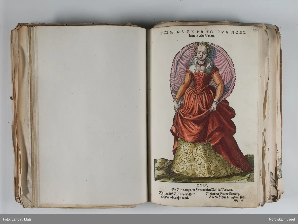 Bilder av och ur boken Trachtenbuch av Hans Weigel, tryckt 1577 i Nürnberg. Original i Nordiska museets bibliotek.

Habitvs Præcipvorvm Popvlorvm, Tam Virorvm Qvam fœminarum Singulari arte depicti.
Dräkt, dräktskick bilder från Europa, Afrika, Orienten och nya Amerika.