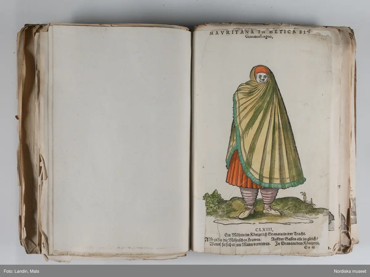 Bilder av och ur boken Trachtenbuch av Hans Weigel, tryckt 1577 i Nürnberg. Original i Nordiska museets bibliotek.

Habitvs Præcipvorvm Popvlorvm, Tam Virorvm Qvam fœminarum Singulari arte depicti.
Dräkt, dräktskick bilder från Europa, Afrika, Orienten och nya Amerika.