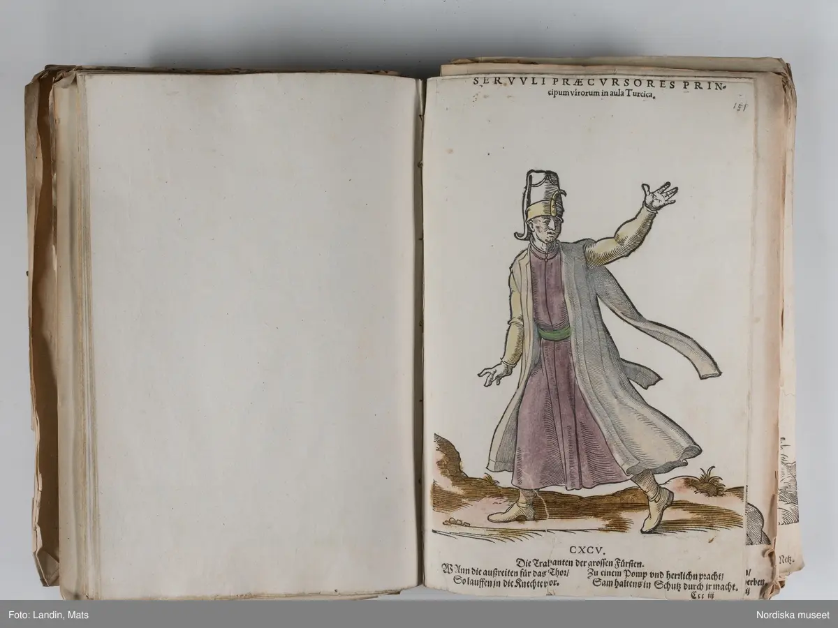 Bilder av och ur boken Trachtenbuch av Hans Weigel, tryckt 1577 i Nürnberg. Original i Nordiska museets bibliotek.

Habitvs Præcipvorvm Popvlorvm, Tam Virorvm Qvam fœminarum Singulari arte depicti.
Dräkt, dräktskick bilder från Europa, Afrika, Orienten och nya Amerika.