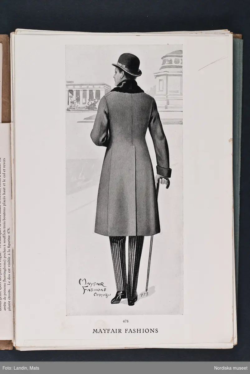 Herrmode, katalog Mayfair Fashions sommaren 1921.