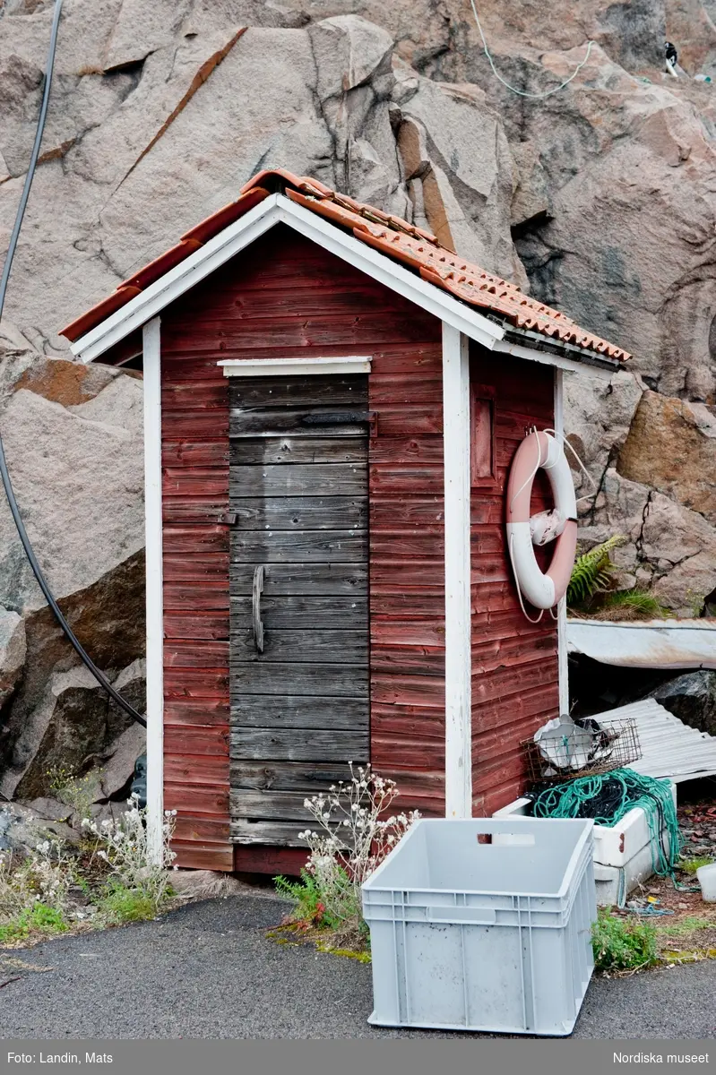 Händelöp. Västervik. Nya fiskehamnen på utsidan av ön.
Fiskebåtar, Kustfiske