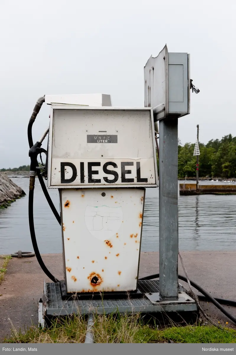 Händelöp. Västervik. Nya fiskehamnen på utsidan av ön.
Fiskebåtar, Kustfiske