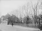 Kungsgatan mot söder från Smedsgränd, Uppsala 1901 - 1902