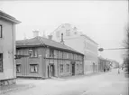 Övre Slottsgatan från Åsgränd, Fjärdingen, Uppsala 1901 - 1902