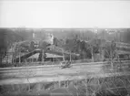 Botaniska trädgården från Uppsala slott, Uppsala 1901 - 1902