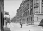 Dragarbrunnsgatan från Bredgränd, Dragarbrunn, Uppsala 1901 - 1902