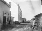 Götgatan från Fredsgatan, Luthagen, Uppsala 1908