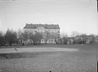 Vasagatan från Skolparken, Luthagen, Uppsala 1908