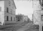 Sturegatan från Torsgatan, Luthagen Uppsala 1908