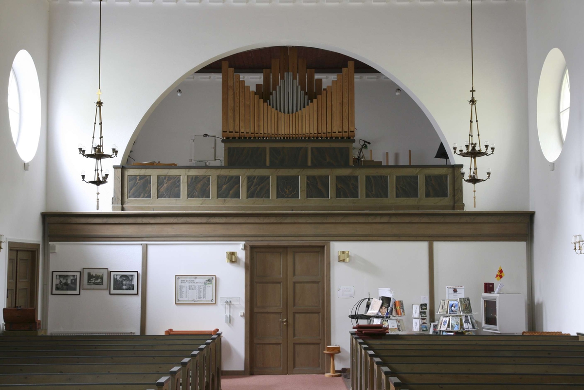 Orgelläktaren i Marma kyrka, Marma, Älvkarleby socken, Uppland