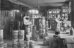 Interiör från AB Chokladfabriken Fyris, Suttungs gränd, Upps